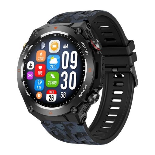 KC82 1.45" Color Screen Smart Watch - Bluetooth Call/Health Monitoring - 1