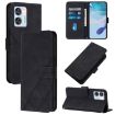 Oukitel C35/C36 Crossbody 3D Embossed Flip Leather Phone Case - Black - 1
