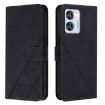 Oukitel C35/C36 Crossbody 3D Embossed Flip Leather Phone Case - Black - 2