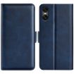 Sony Xperia 10 VI Leather Phone Case - Dark Blue - 1