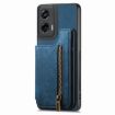 Motorola G Stylus 5G 2024 Blue Leather Wallet Case - 2