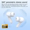 Langsdom TA08 Wireless Bluetooth Earphone White - 6
