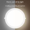 Recessed Ceiling Downlight 18W Round Opening 205mm (6000K White Light) - 6
