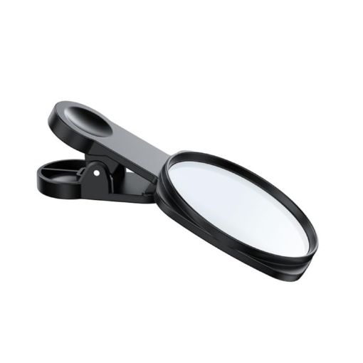 Black HD Selfie Mirror for Mobile Phone Rear Camera - 1