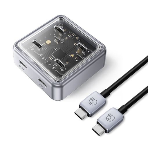 ORICO XHJ4C-G2 4-Port USB Type-C 3.0 HUB (Silver) - 1