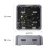 ORICO XHJ4C-G2 4-Port USB Type-C 3.0 HUB (Silver) - 2