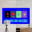 M10 Plus 1280x720P Projector 2.4G/5G WIFI Bluetooth 5.2 Android 11 EU Plug - 5