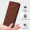 Blackview Color 8 Crossbody 3D Embossed Flip Leather Phone Case - Brown - 6