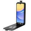 Samsung Galaxy M15 5G R64 Texture Vertical Flip Leather Phone Case Black - 4