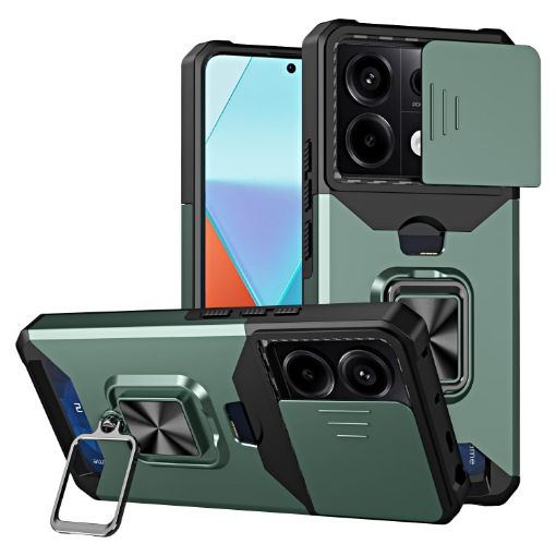 Xiaomi Redmi Note 13 Pro 5G Camera Shield Card Slot Phone Case - 1