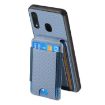 Samsung Galaxy A30/A20/M10s Blue Wallet Stand Phone Case - 3