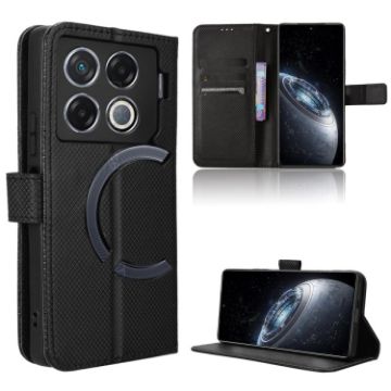 Infinix GT 20 Pro 5G Leather Phone Case - Black - 1