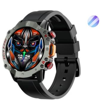 LOKMAT ZEUS3 Pro Smart Watch - 5ATM Waterproof - Black - 1