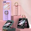 Samsung Galaxy Z Flip6 GKK Shockproof Phone Case with Ring Strap - 2