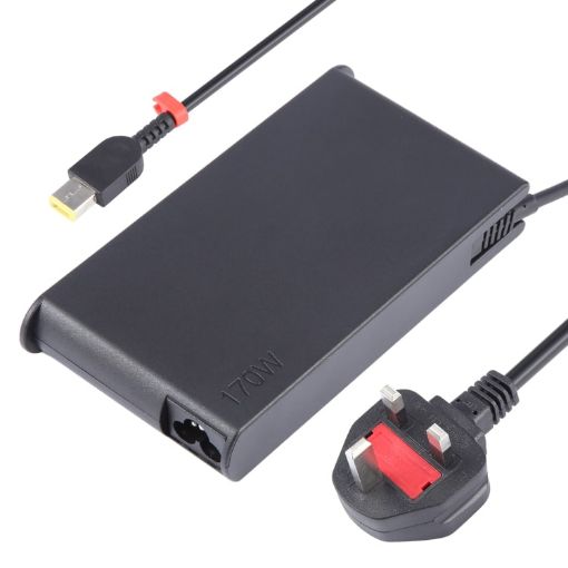 170W 20V 8.5A Laptop Power Adapter for Lenovo Big Square USB - UK Plug - 1