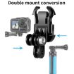 TELESIN Sports Camera Double Head J-Buckle Backpack Conversion - 6