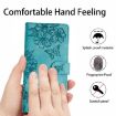 LG K50 Cherry Blossom Butterfly PU Phone Case - Green - 6