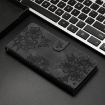 LG K51S Cherry Blossom Butterfly PU Phone Case (Black) - 2