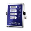 4 Channel Commercial Kitchen Timer - UK Plug (Blue) - 1