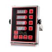 4 Channel Commercial Kitchen Timer - Loud Alarm - UK Plug (Red) - 1
