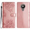 Nokia 5.4 Cherry Blossom Butterfly Phone Case - Rose Gold - 1