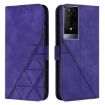 TCL 50 XE 5G Crossbody 3D Embossed Flip Leather Phone Case (Purple) - 2
