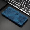 Sony Xperia L4 Cherry Blossom Butterfly PU Phone Case (Blue) - 2
