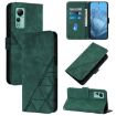 Ulefone Note 14 Crossbody Green Leather Phone Case - 1