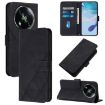 Itel RS4 Crossbody 3D Embossed Flip Leather Phone Case - Black - 1