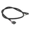 60cm Motherboard USB 9Pin To Type-C Elbow Data Cable - Black - 1
