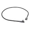 60cm Motherboard USB 9Pin To Type-C Elbow Data Cable - Black - 2