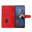 Motorola Moto E6 Plus Cherry Blossom Butterfly PU Phone Case (Red) - 4
