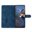 Motorola Moto E6 Plus Cherry Blossom Butterfly PU Phone Case (Blue) - 4