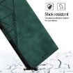 Dark Green Crossbody 3D Embossed Leather Case for iPod Touch 7/6/5 - 5