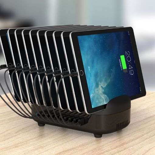ORICO DUK-10P 120W 10 USB Ports Charging Station with Phone & Tablet Stand - 1