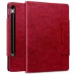 Samsung Galaxy Tab S9 FE/S9/S8/S7 Cat Buckle Leather Smart Tablet Case - Red - 2