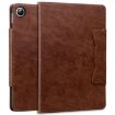 Samsung Galaxy Tab A9+ Cat Buckle Leather Tablet Case - Brown - 2