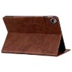 Samsung Galaxy Tab A9+ Cat Buckle Leather Tablet Case - Brown - 3