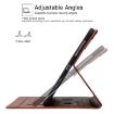 Samsung Galaxy Tab A9+ Cat Buckle Leather Tablet Case - Brown - 6