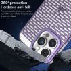iPhone 11 Purple Hollow Matte Electroplated PC Heat Dissipation Case - 4