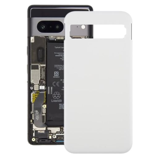 Google Pixel 8a Original Battery Back Cover - Silver - 1