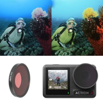 DJI Osmo Action 4 JUNESTAR Red Diving Filter - 1