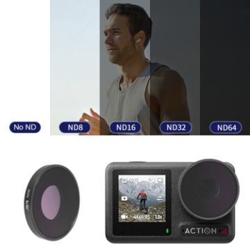 JUNESTAR ND8 Camera Lens Filter for DJI Osmo Action - 1