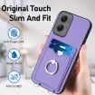 Motorola Moto G Stylus 5G 2024 R20 Crossbody Rope Ring Card Holder Phone Case - 5
