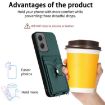 Motorola Moto G Stylus 5G 2024 R20 Crossbody Rope Ring Card Holder Phone Case Green - 4