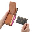 Motorola Moto E20/E30 Carbon Fiber Wallet Stand Case - Brown - 4