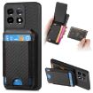 OnePlus 11 Carbon Fiber Wallet Stand Case - Black - 1