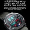 LOKMAT ZEUS4 PRO Smart Watch - IP68 Waterproof - Health Monitoring - Bluetooth Call - Black - 4