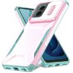 Motorola Moto G 5G 2024 Sliding Camshield Phone Case - Pink/Grey Green - 2