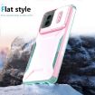 Motorola Moto G 5G 2024 Sliding Camshield Phone Case - Pink/Grey Green - 4